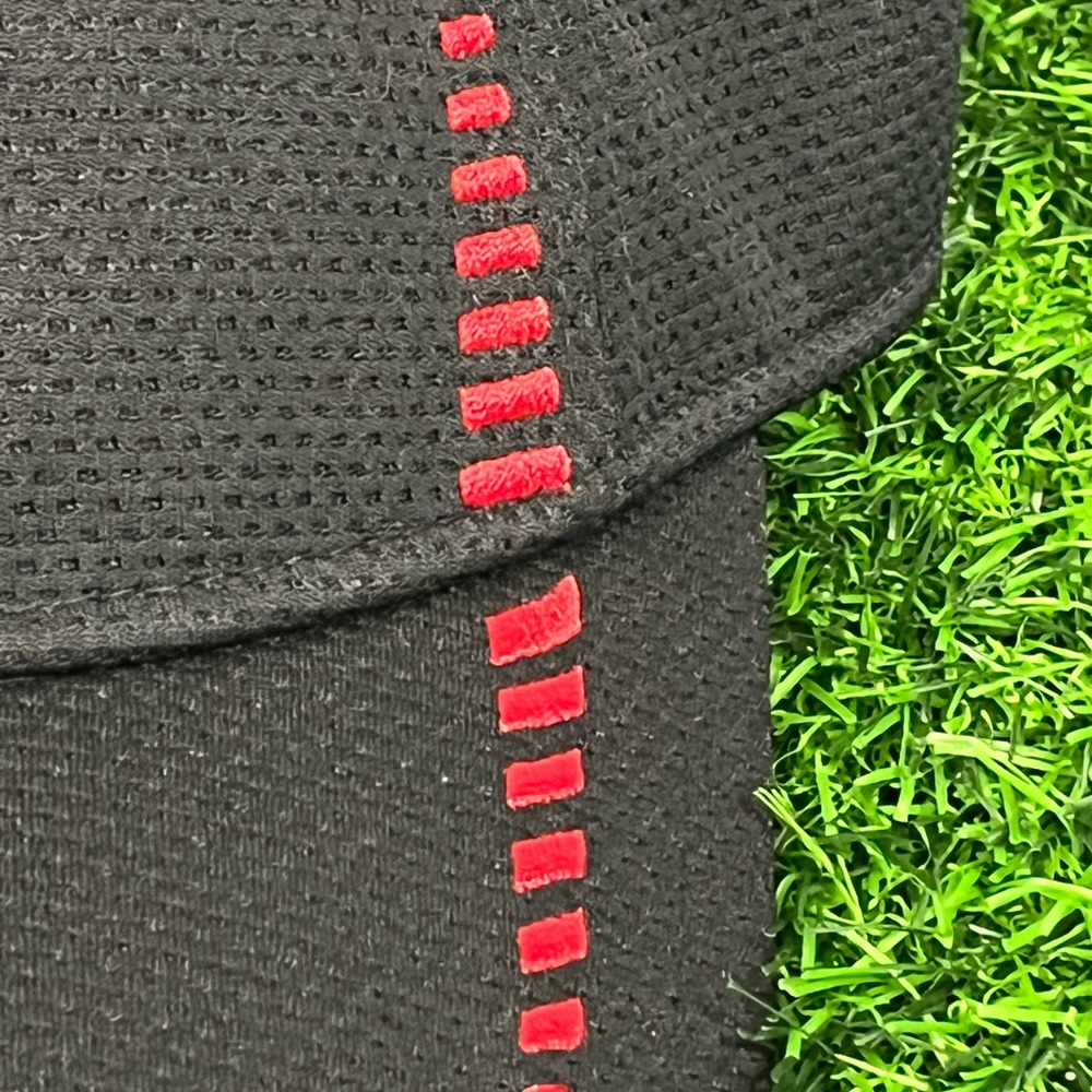 Embroidered New Era Albuquerque Isotopes Black and Red Hat Clean-Up Visor - Picture 5 of 15